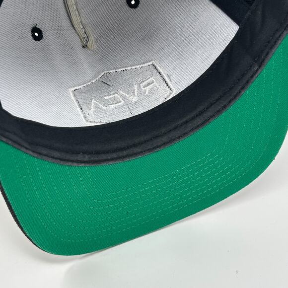 RVCA Hat Baseball Cap PM Tenore Skater Surfer Surfing MMA Snapback Mid Fit Black - Picture 5 of 9